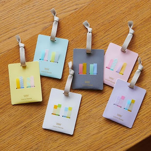 日本kanmido甘美堂 cocofusen书签便签可书写索引重点标记贴现货