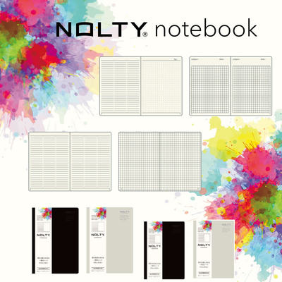 日本能率手帐NOLTY NOTEBOOK方格横线笔记本记事本A5B6商务本