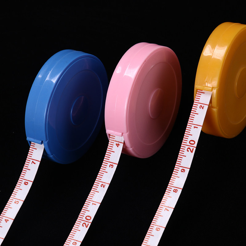 京木卷尺软皮尺量衣尺1.5米塑料抗摔卷尺服装英寸市寸皮卷尺盒尺