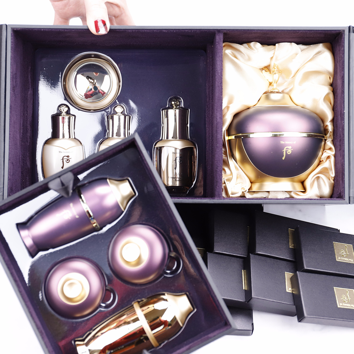 韩国本土专柜版whoo后还幼膏面霜套盒还幼膏60ml正装滋养抗皱紧致