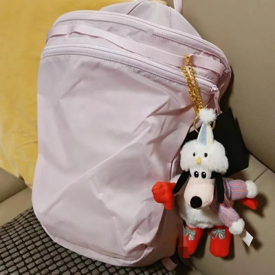 超轻量15L 户外机能 防泼水 防刮格 刺绣鸟双肩背书包 便携可收纳