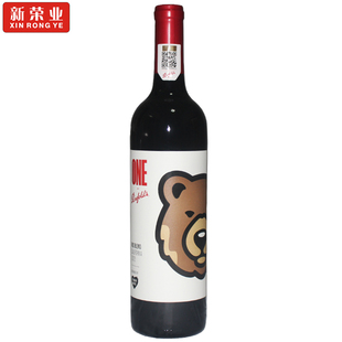 奔富一号 潮流联名系列 棕熊 加州红葡萄酒750ml/瓶 美国进口红酒