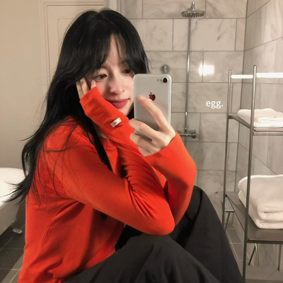 65%天丝28%羊毛egg打底衫T恤女