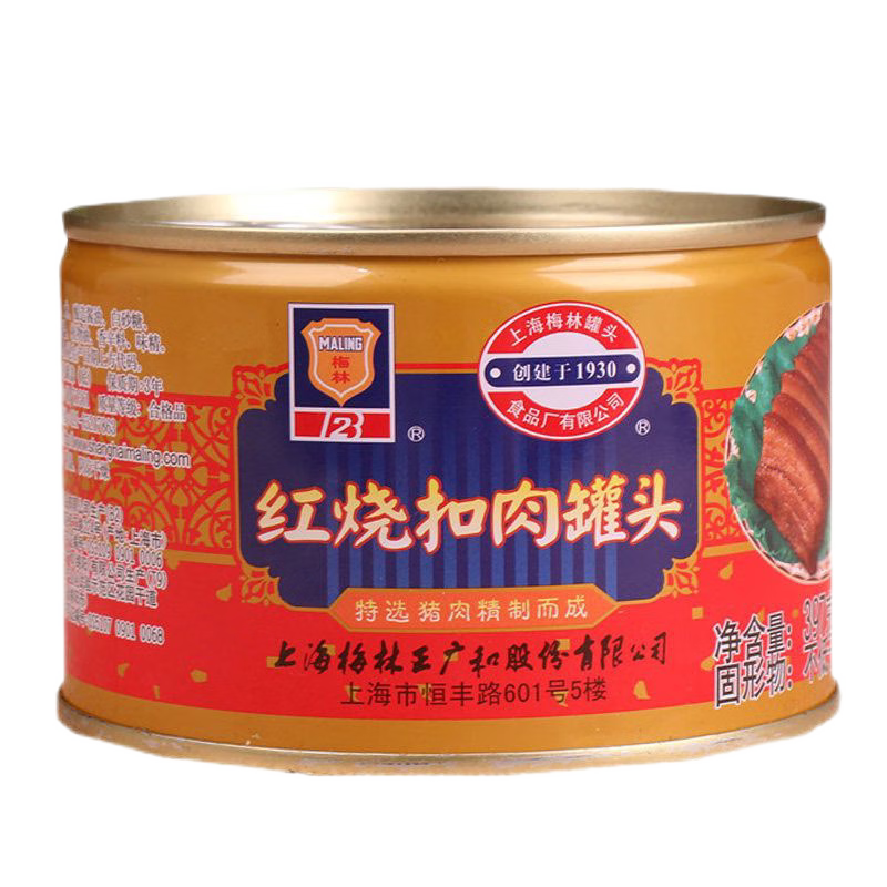 上海梅林红烧扣肉罐头猪肉