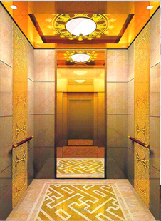 定制玫瑰金不锈钢电梯装饰板镜面钛金蚀刻轿门板轿厢装潢厂价直销