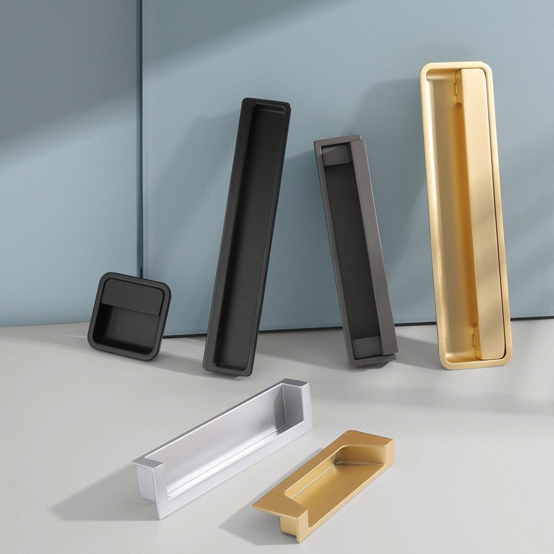 嵌入暗藏移门拉手简约隐形拉手柜门橱柜抽屉槽凹槽嵌入式内嵌暗扣