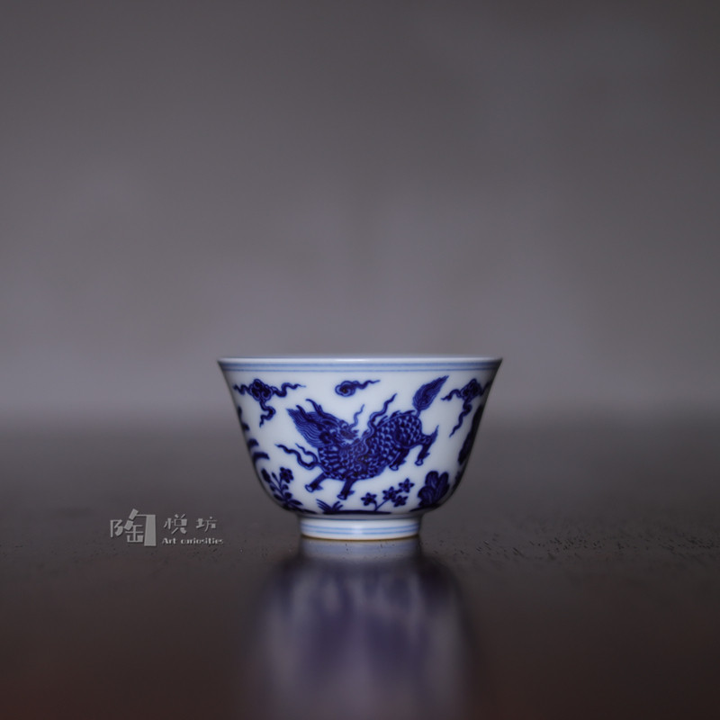 小雅阮定荣造仿明麒麟百财杯