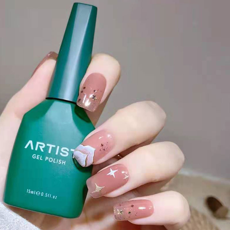 家和美学艺术家油果系列甲油胶美甲店2024开店流行色女正品烤持久