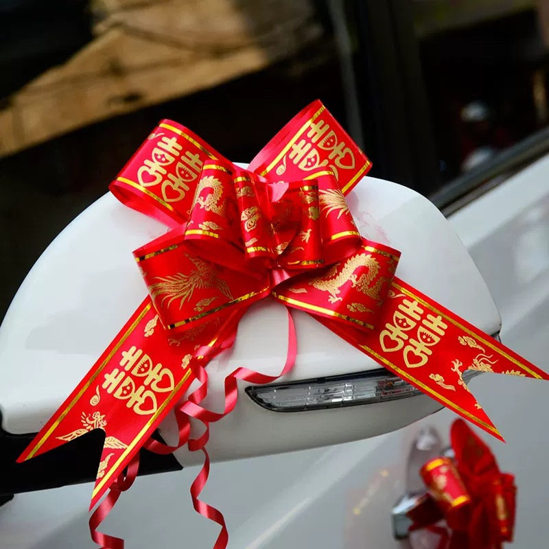 结婚庆品手拉花大号蝴蝶结