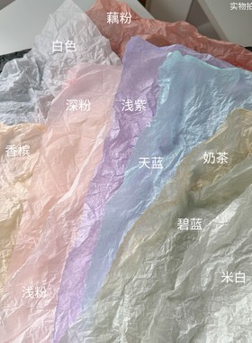 莫兰迪绿色雪梨纸蛋糕装饰花束包装材料礼物包装纸幼儿园环创材料