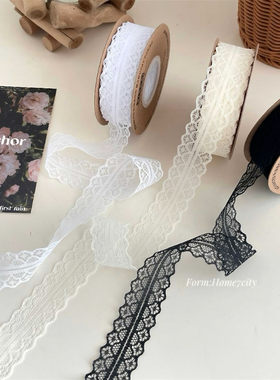 ins风唯美蕾丝丝带花艺缎带蛋糕绑带礼物装饰绳子少女心手工纱带