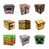 我 迷你世界周边宝箱磁力方块收纳箱黄箱子储物箱模型收纳盒玩具