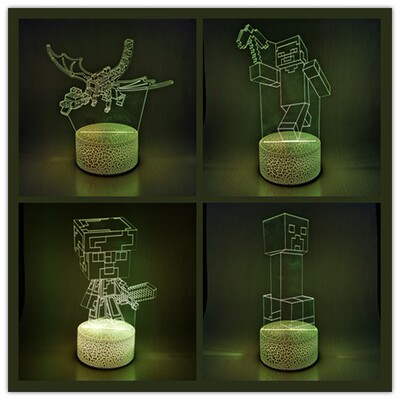 我的世界火把灯火炬发光夜灯矿灯玩具
