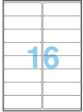 ANEOS牌A0901-10 A4-10张不干胶标签纸103.0x36.0mm