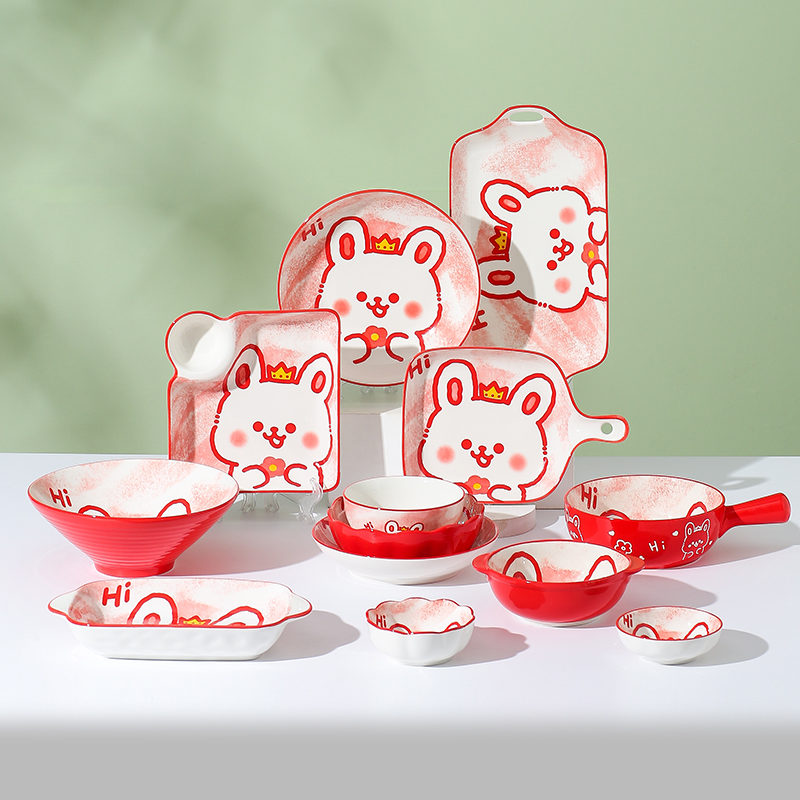 釉下彩高温瓷卡通动漫陶瓷碗