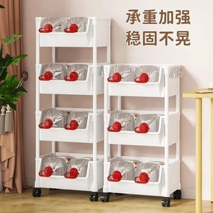 可移动书架置物架儿童玩具收纳架桌下零食架家用落地简易书柜代发
