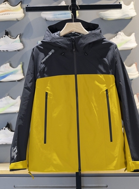 李宁冲锋衣2025新款CF溯万龙甲男女宽松防泼水连帽外套AEMV033