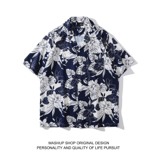 ALOHA 夏威夷海岛沙滩度假风植物花卉短袖 SHIRTS HAWAII 衬衫