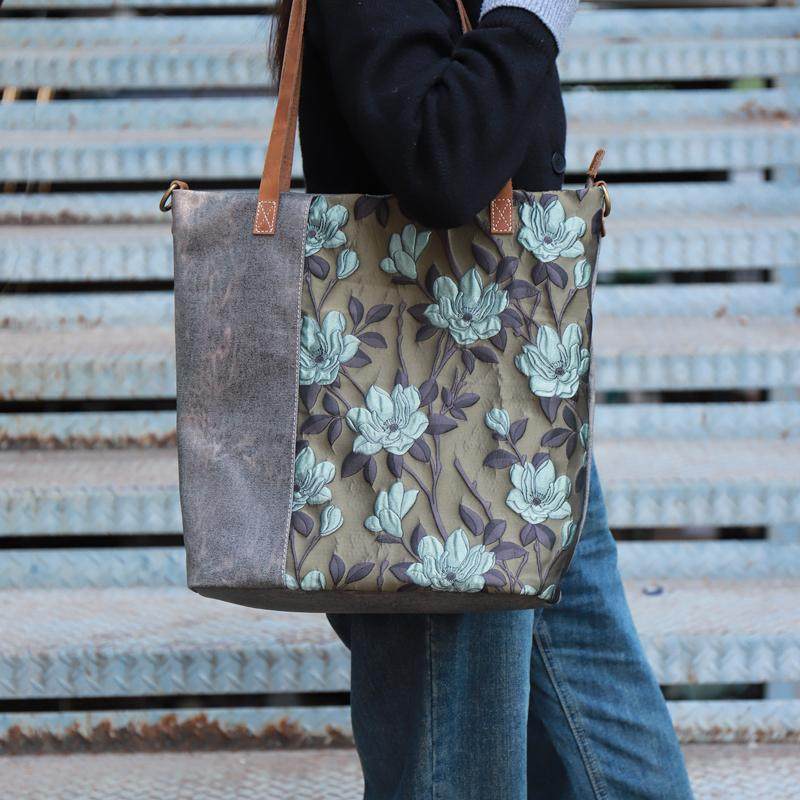 大容量牛仔布拼接撞色女包便捷休闲通勤大单肩文艺百搭单肩斜挎包,箱包皮具/热销女包/男包,托特包,淘宝优惠券,粉丝福利购,淘宝优惠卷