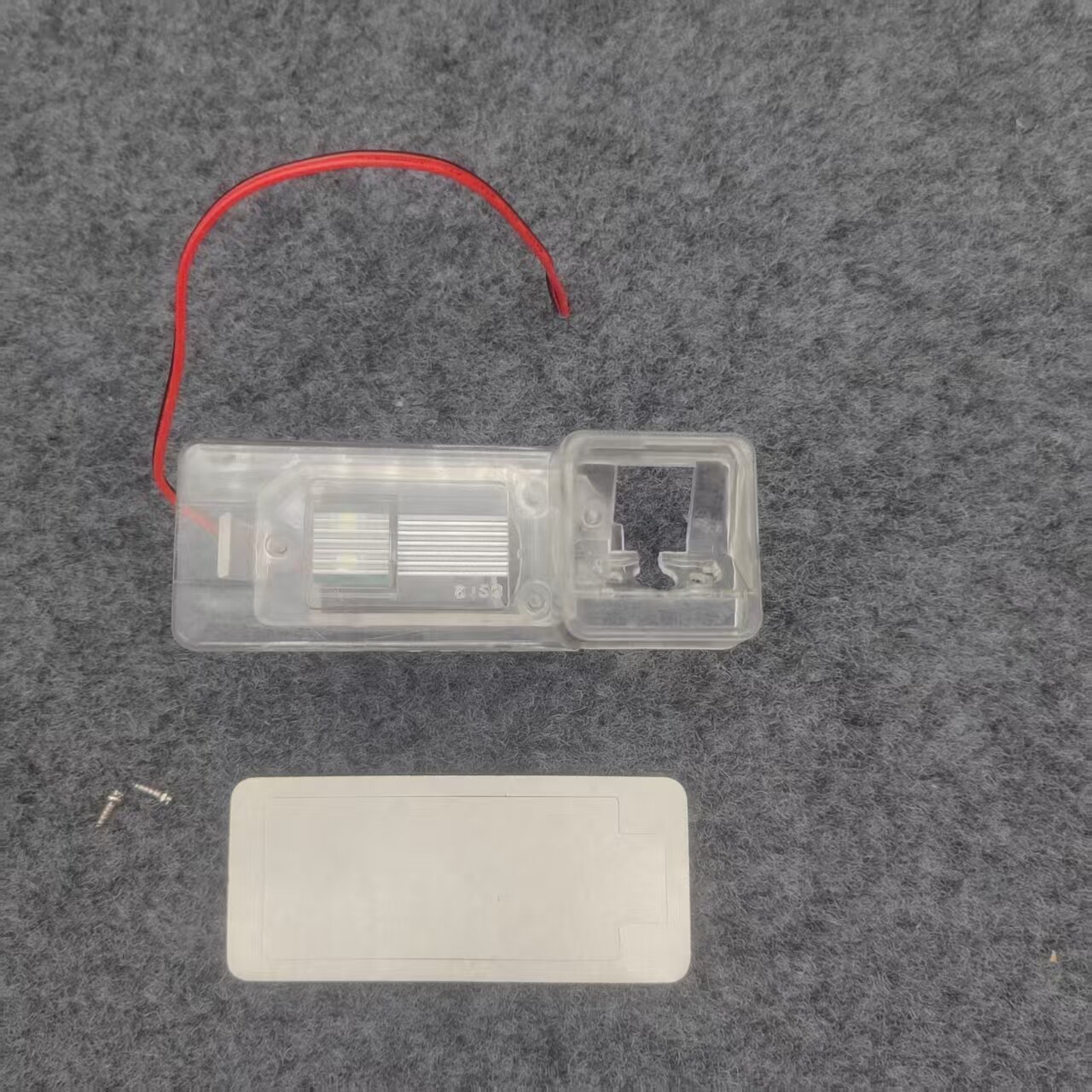 老款大众进口迈腾途锐夏朗倒车影像摄像头支架LED后牌照灯灯壳