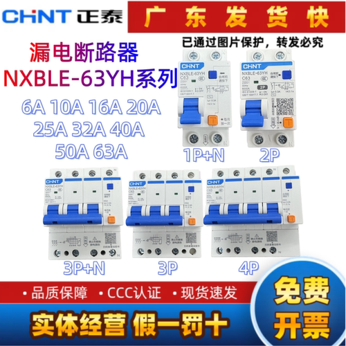 正泰常规窄型NXBLE-63YH