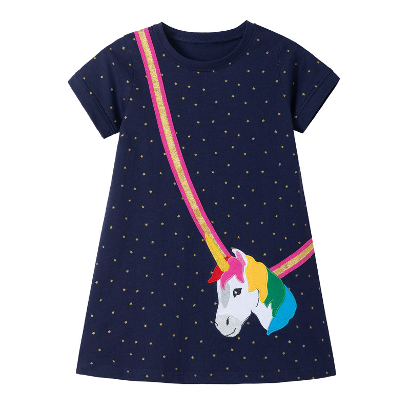 女童短袖连衣裙儿童中长款T恤裙子宝宝纯棉夏装婴儿挎包公主裙 马,童装/婴儿装/亲子装,连衣裙,淘宝优惠券,粉丝福利购,淘宝优惠卷