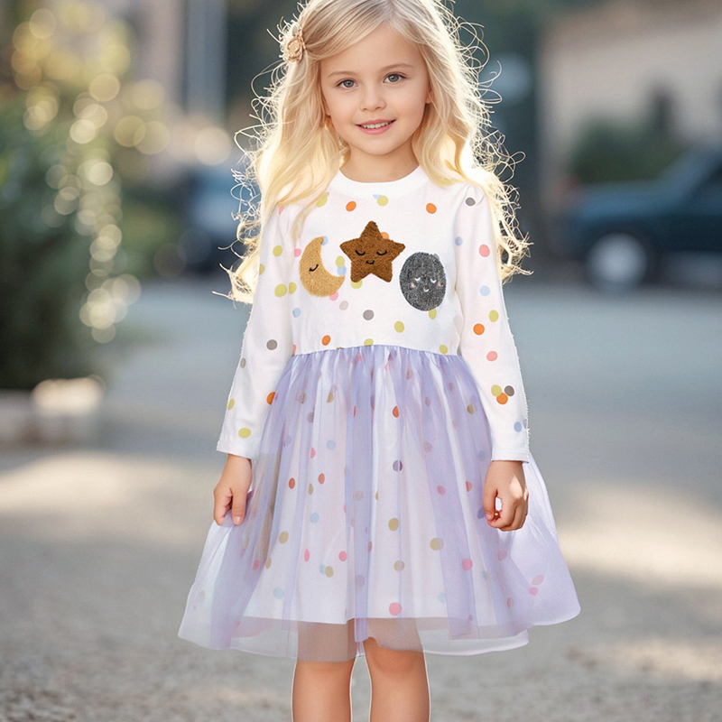 女童连衣裙春秋装小女孩公主裙