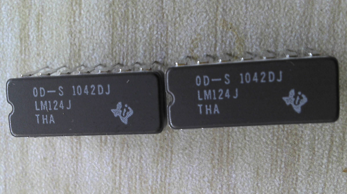 LM124J 进口原装 正品芯片 CDIP14 运算放大器 陶瓷IC