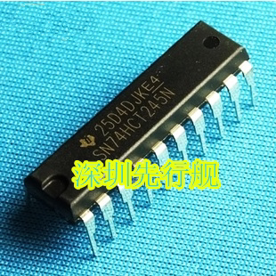 SN74HCT245N 进口原装 TI正品芯片 DIP20 总线收发器