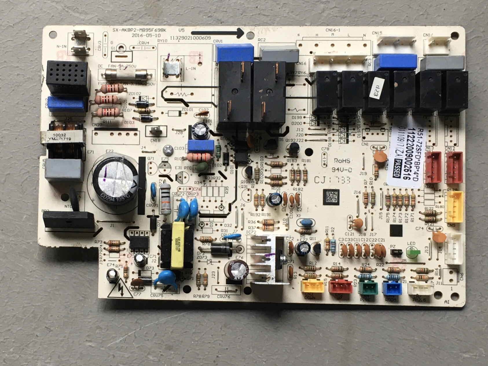 原装AUX奥克斯空调电脑板(R51HA*)DBPZ主板SX-AKBP2-MB95F698K