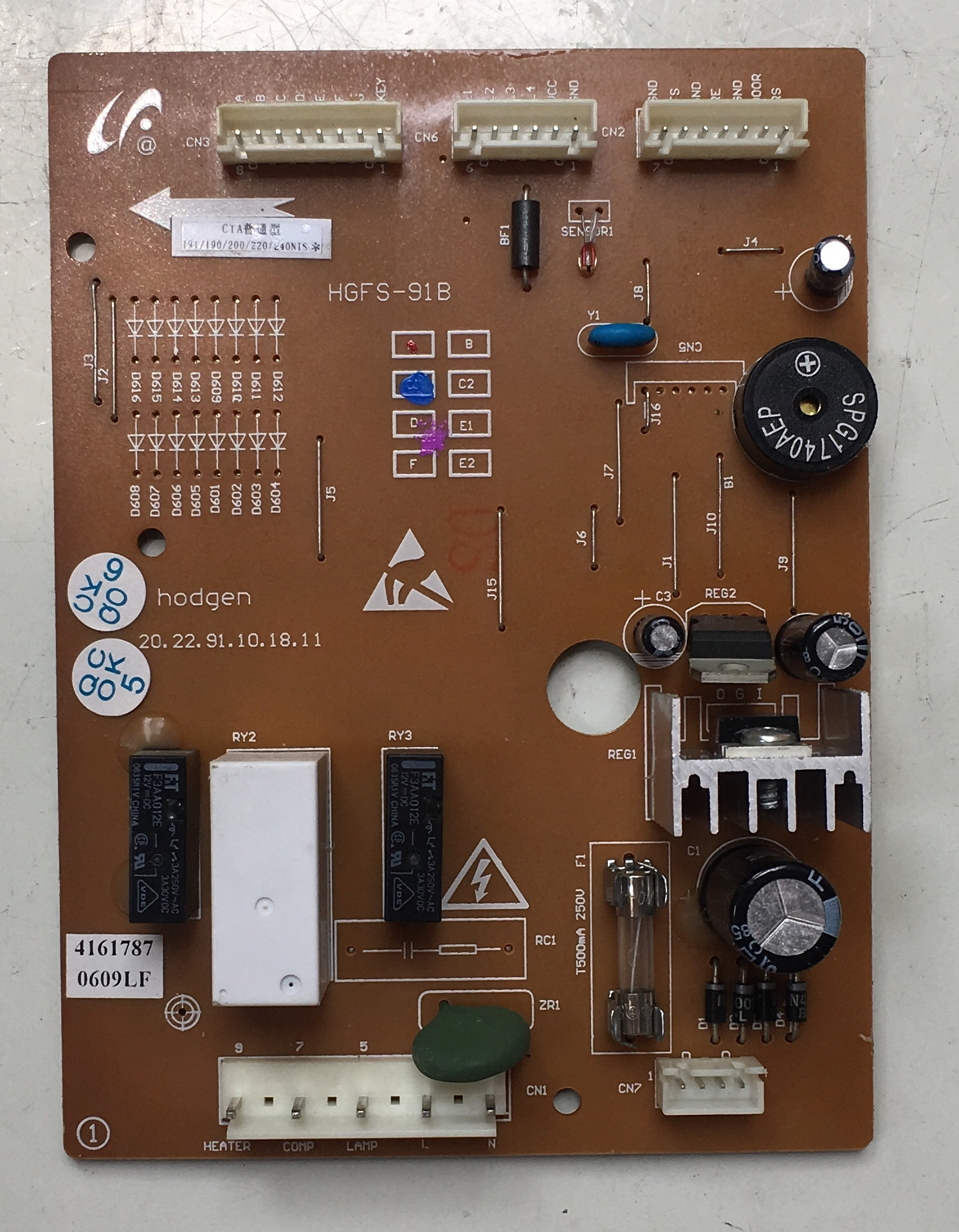 三星冰箱电脑板DA41-00345A BCD-190/191/220/240NIS HGFS-91B