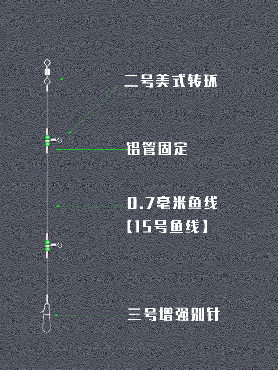 小号海钓天地钩钓组夜光转环船钓串钩钓组装备沉船鲅鱼鲈鱼拉流用