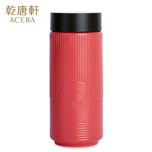乾唐轩活瓷杯心之所向双层随身杯容量330ML水杯创意个性
