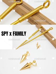 间谍过家家约尔cosplay武器cos道具装备耳坠发箍头花spyxfamily