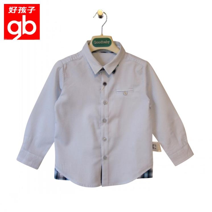 Chemise garcon GOODBABY à manche longue - Ref 2076094 Image 1