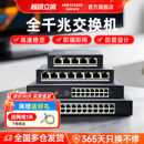 24口多口全千兆百兆交换机路由器分流器网络集线器网线分线器企业小型宿舍学生寝室交换器 海康威视5