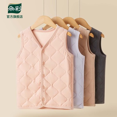 朵彩保暖背心马甲羊毛填充打底