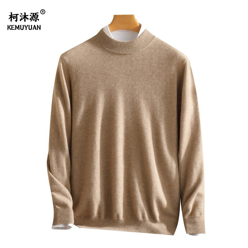 柯沐源半高领纯山羊绒衫