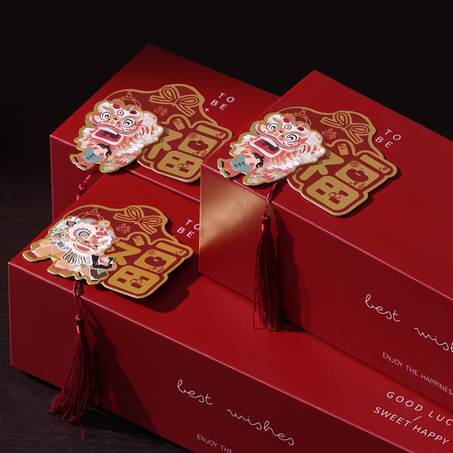 2026新年高档礼品包装盒春节送礼手提醒狮饼干盒雪花酥伴手礼空盒,包装,年货礼品包装,淘宝优惠券,粉丝福利购,淘宝优惠卷