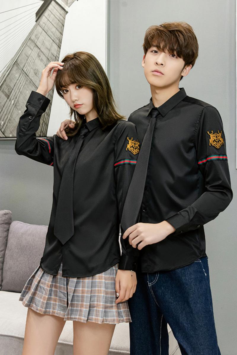 714-TD513P35/2025情侣发型师酒店餐厅工作服制服空少衬衫S-5XL,男装衬衫,星座714(原C313)