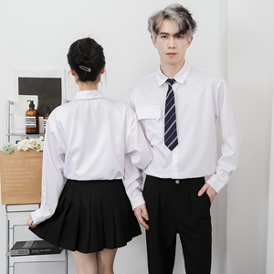 714-D3060P48控69/2025春季衬衫校园风ktv演出服礼服美容美发制服图片