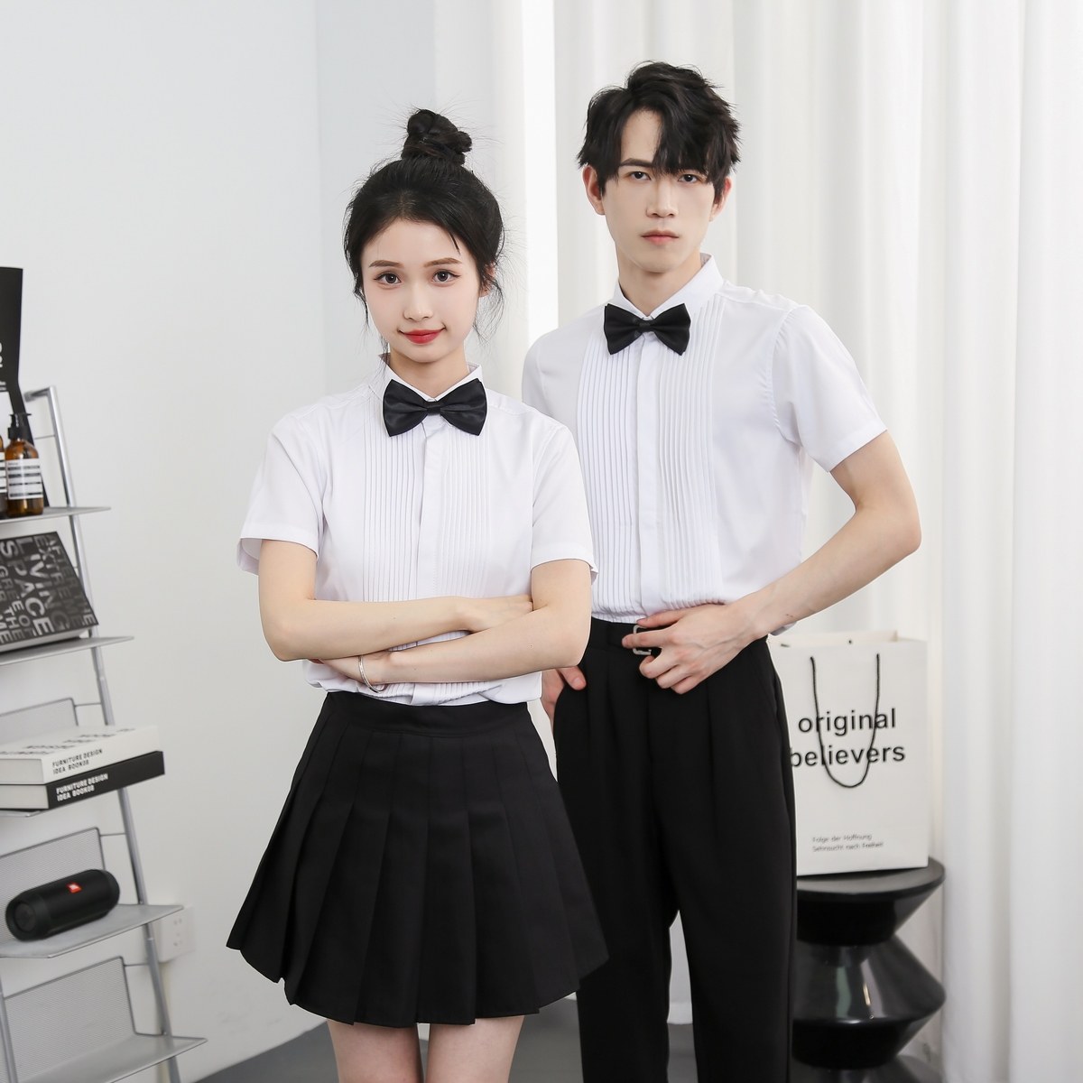 714-Y340P40控59/2025新款夏季短袖衬衫经典礼服工作服发型师夜店，男装T恤，星座714(原C313)