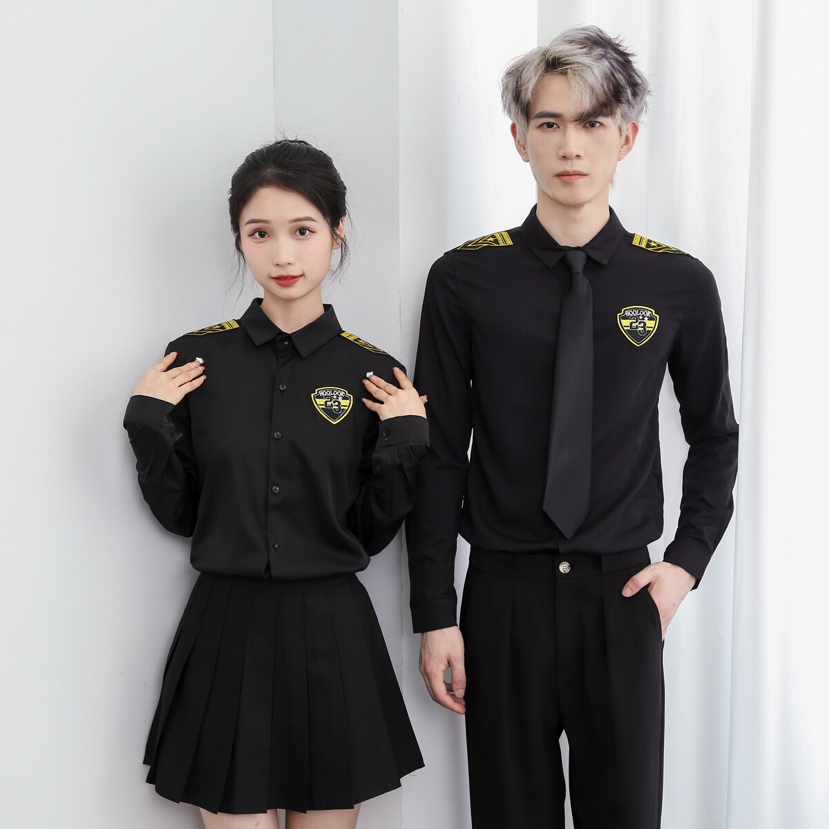 714-D516P45控69/2025春季衬衫空少ktv演出服礼服美容美发制服图片