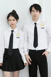 714-D656P45控65/2025春季新款修身工作服衬衫空少ktv酒吧制服图片