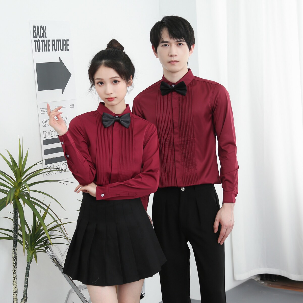 714-Y207P45控65/2026春季礼服衬衫修身迎宾伴郎发型师工作制服,男装衬衫,星座714(原C313)