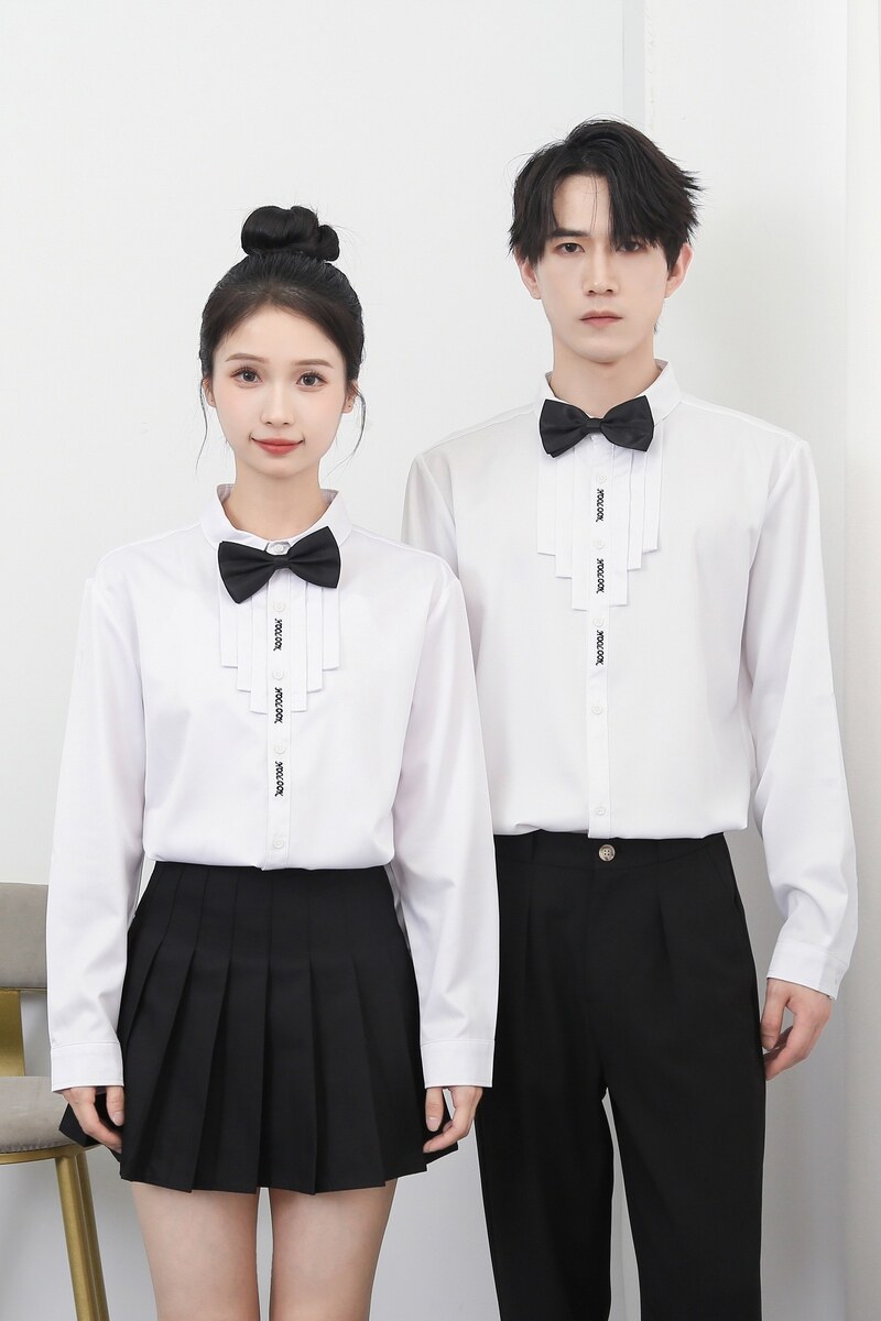 714-D3059P45控59/2025秋季衬衫发型师餐厅烧烤店工作服工衣礼服,男装衬衫,星座714(原C313)