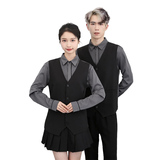 714-H3065P55控69/2024秋季假两件理发店ktv桌球城网吧工作服衬衫，男装衬衫，星座714(原C313)