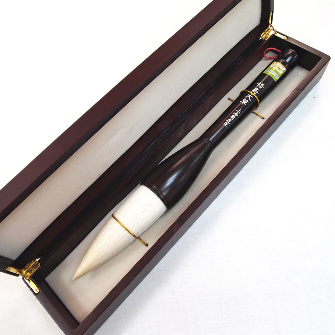 上海周虎臣毛笔 悟斋大草 羊兼毫斗笔提斗 正品湖笔 书法特大草书