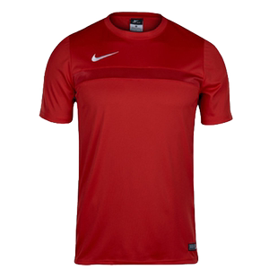 Nike耐克足球训练服男DIY纯色光板球衣网孔透气短袖T恤725932-657