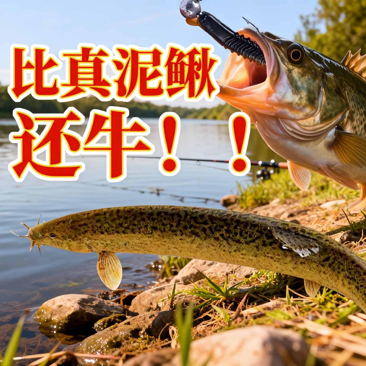 仿生泥鳅软饵路亚防挂底